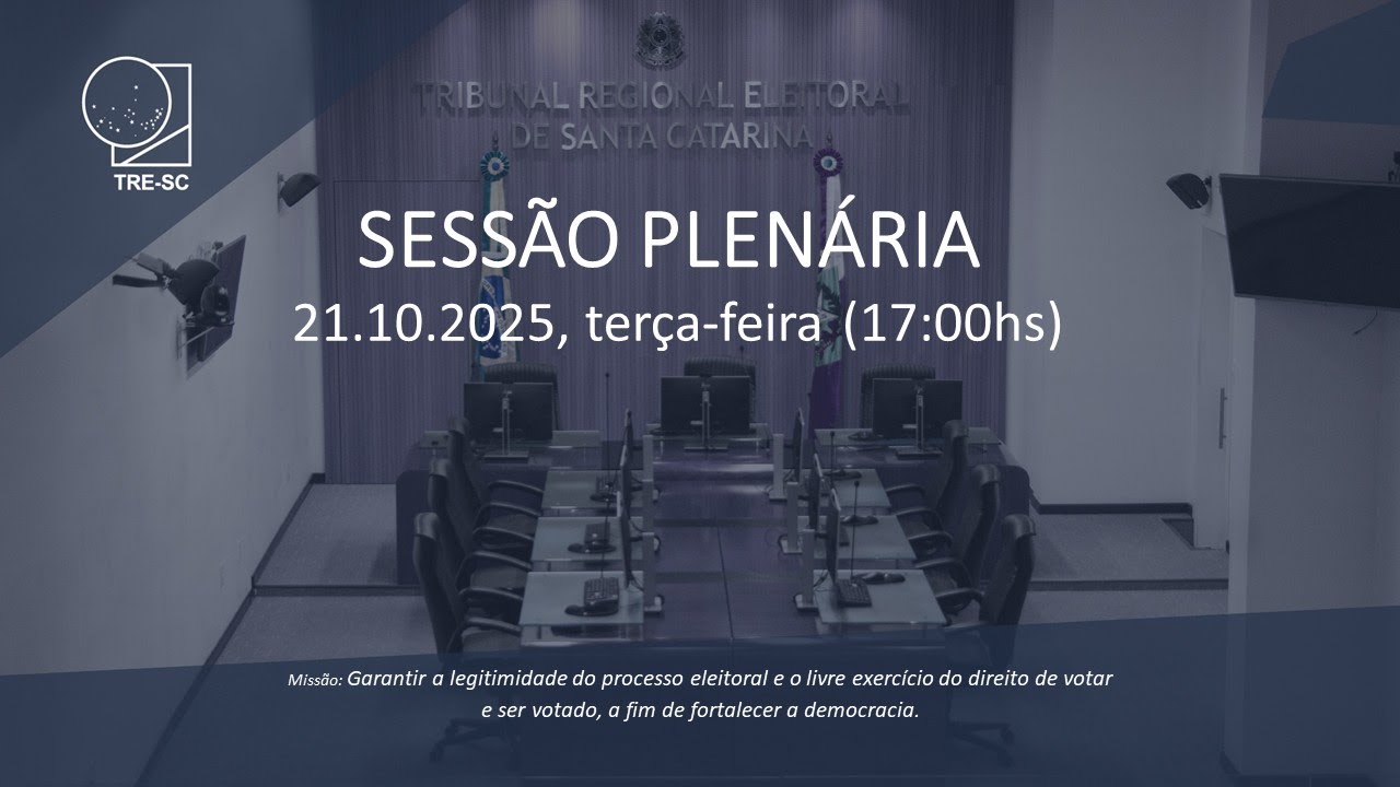 Sess&atilde;o Plen&aacute;ria 21/10/2025 17h