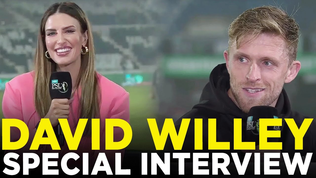 David Willey Special Interview | Multan Sultans vs Islamabad United | Match 5 | HBL PSL 9 | M2A1A