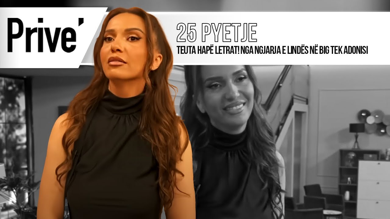 Teuta HAPË letrat! Nga ngjarja e Lindës në Big tek ADONISI - 25 pyetje