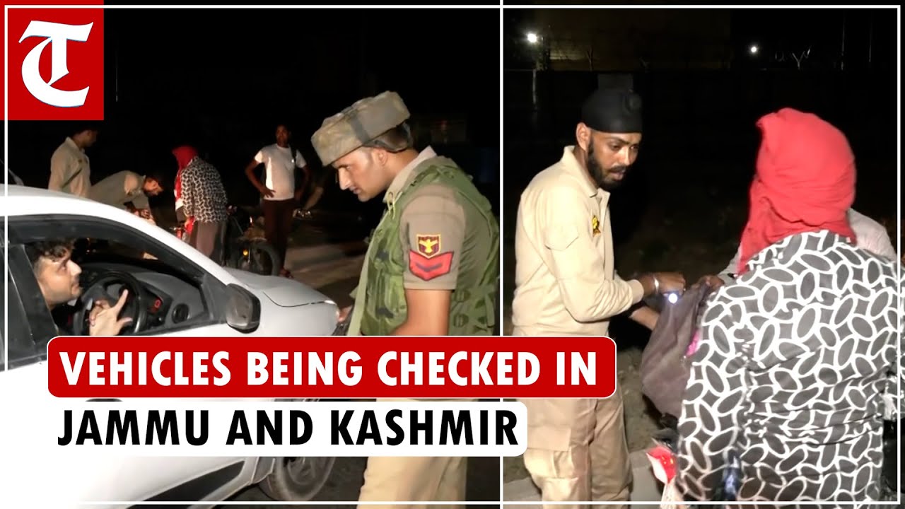 Reasi bus terror attack: Checking of vehicles being done in Jammu and Kashmir