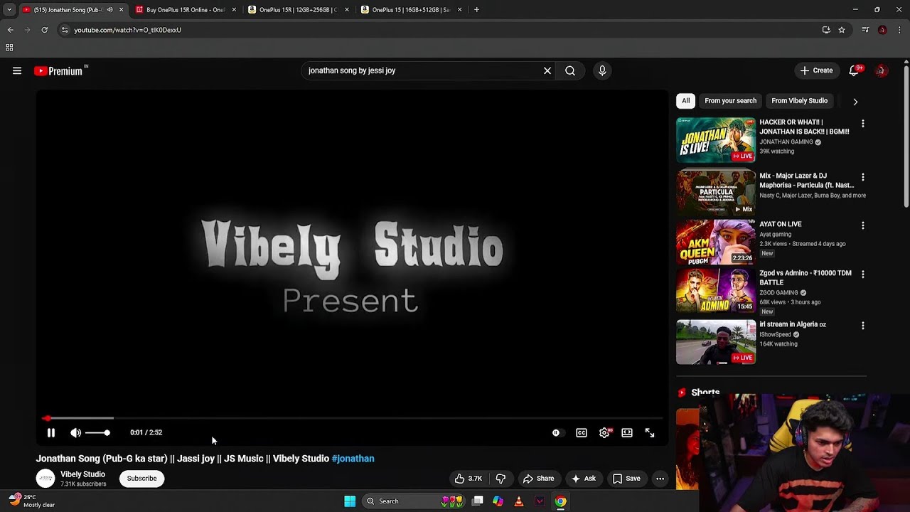 Jonathan react on his song by jassi joy