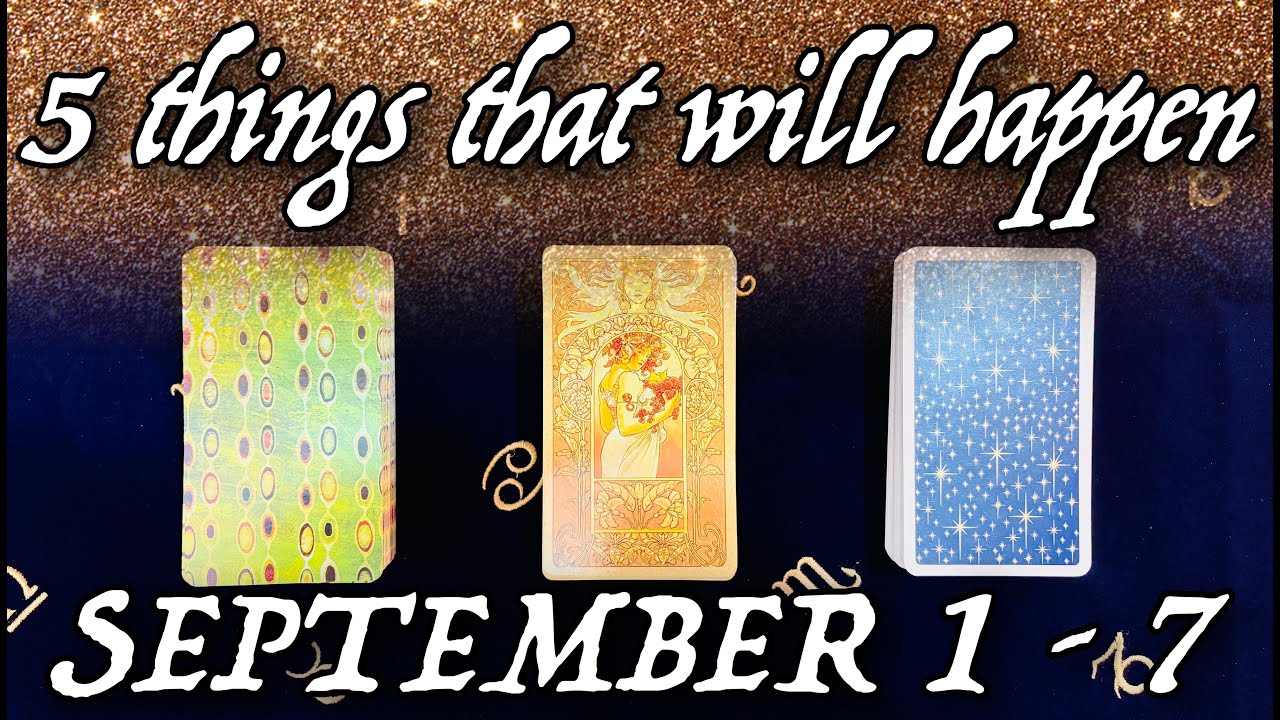 5 things coming to you from September 1 to 7 😍 PICK A CARD Tarot Reading 🔮