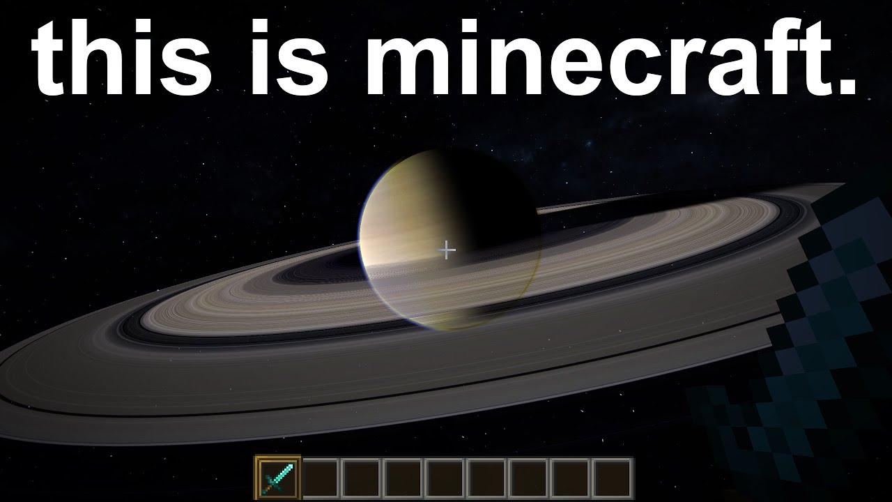 Добавление космоса в Minecraft — это просто невероятно