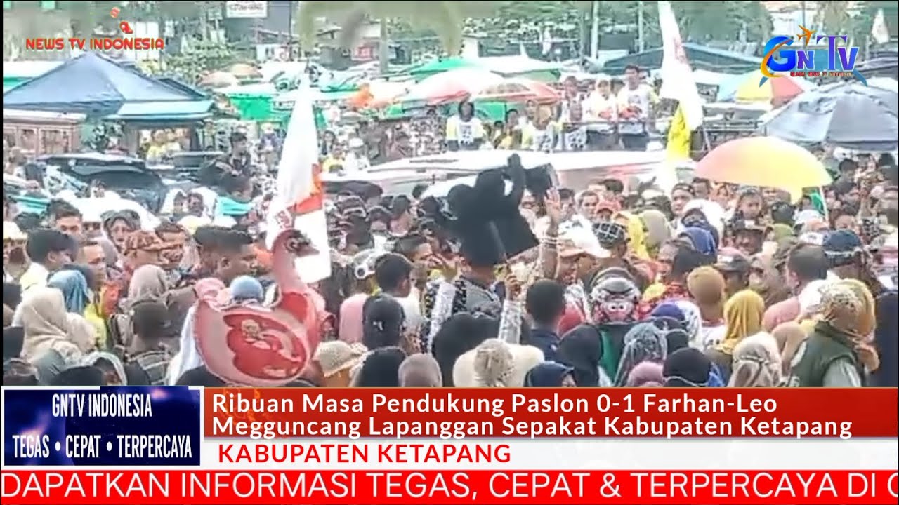 Hari Terakhir Kampanye  Lapangan Namida Jadi Lautan Pendukung pasangan 02  Satono - Heroaldi