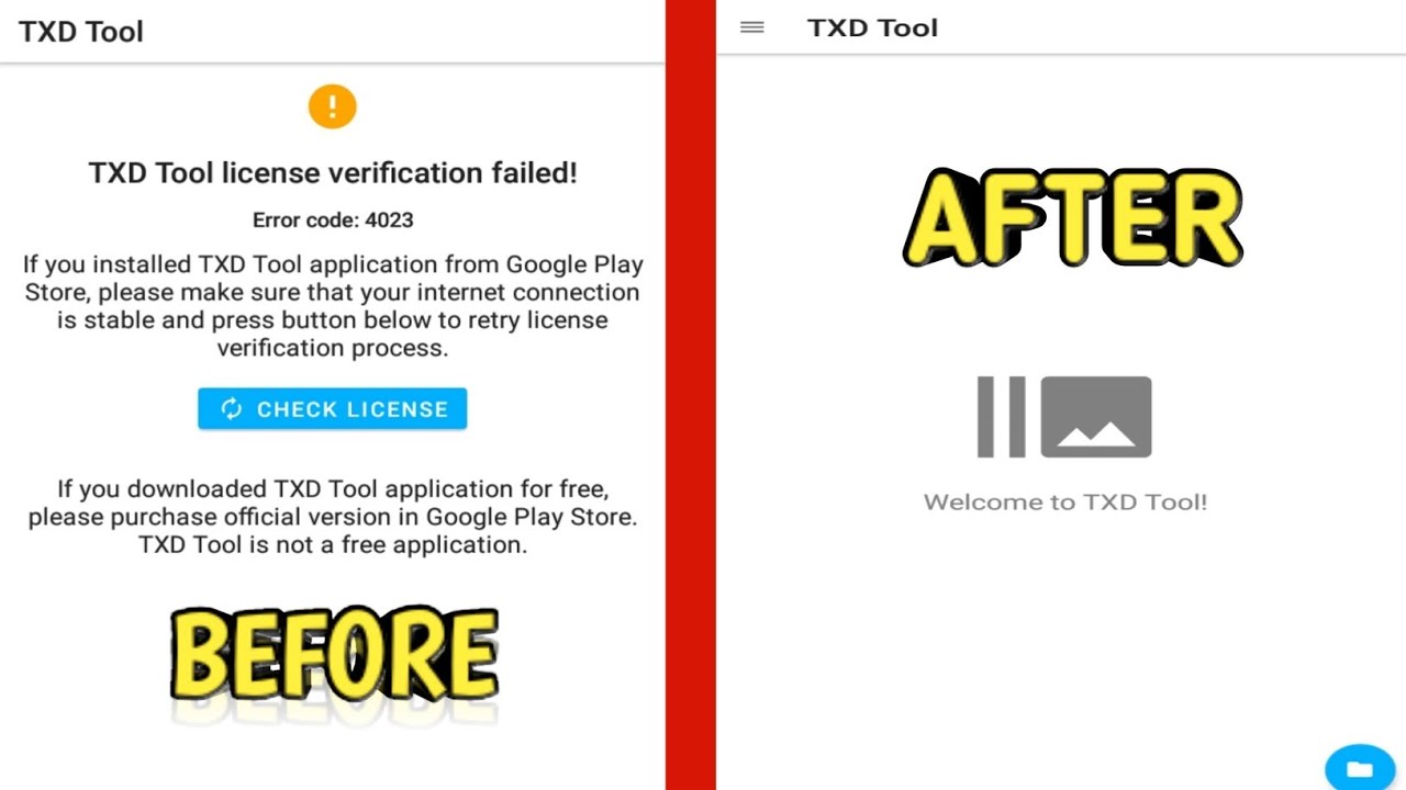 Txd Tool License Verification Failed Problem Solve.Without Root. 100%.2022.