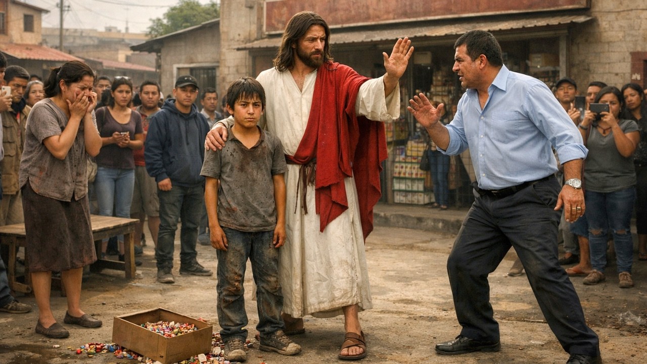 HUMILLARON AL NIÑO QUE VENDÍA DULCES EN LA CALLE... PERO JESUS DECIDIÓ INTERVENIR