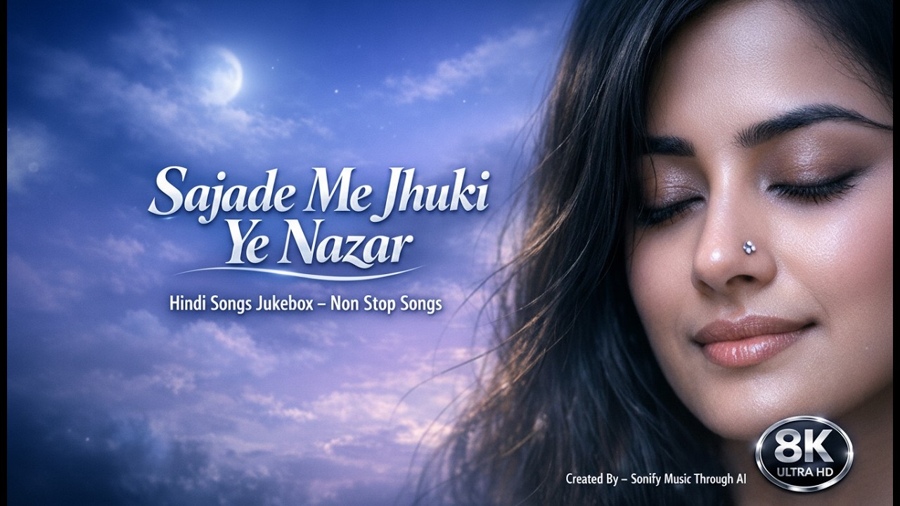 Best Hindi Jukebox | Sajade Me Jhuki Ye Nazar | Romantic & Sad Hindi Songs | Non Stop Ai Hindi Music