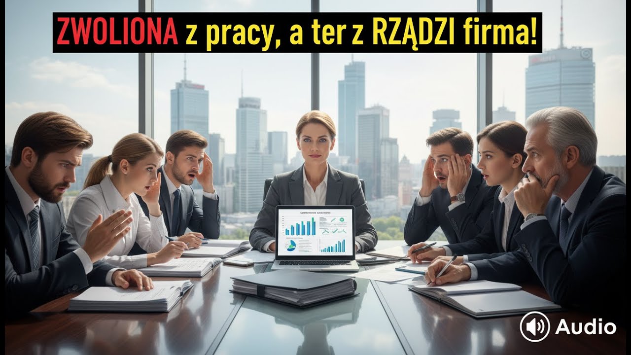 Zwolniona bez ostrzeżenia + przejęła kontrolę nad firmą