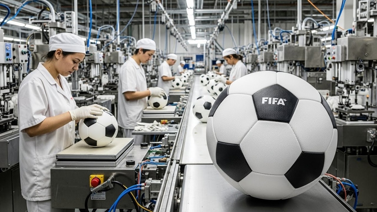 Inside a Modern Football Factory – Stitching FIFA Quality Balls on a $500,000 Line