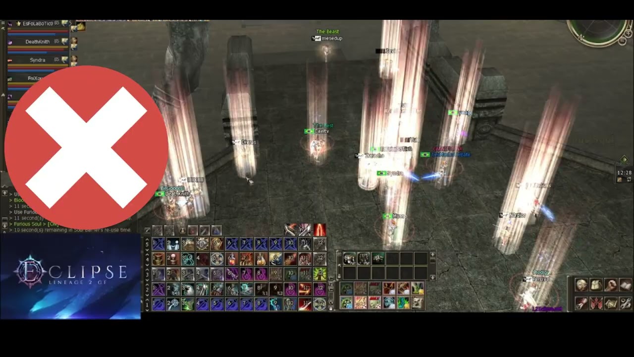 L2Eclipse Epic Boss QA //BAIUM  ON FIRE