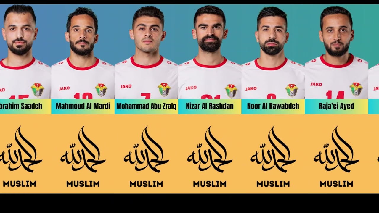JORDAN Squad Religion ~ AFC Asian Cup