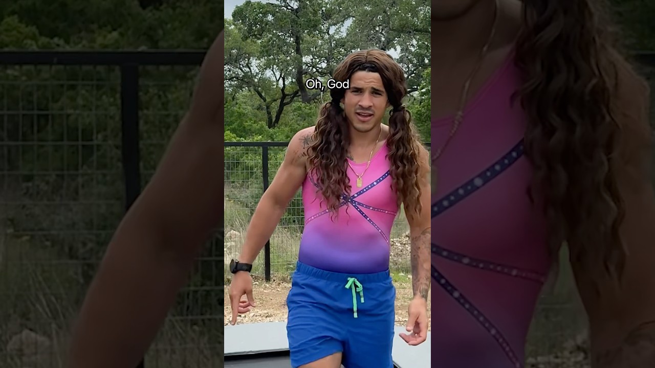 Acting like my kids on the Trampoline&hellip;🙈 #shorts