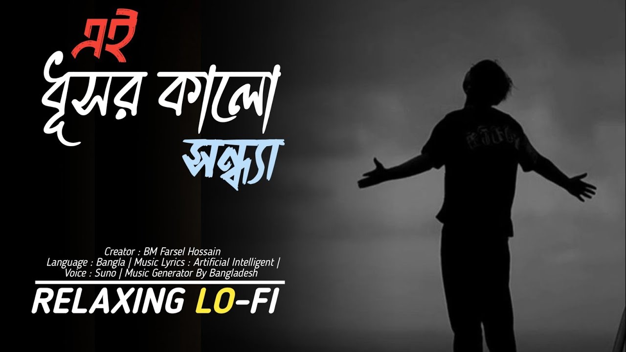 ধূসর কালো সন্ধ্যা | Bangla Sad Song | Bangla Emotional Music | Official Lofi Music