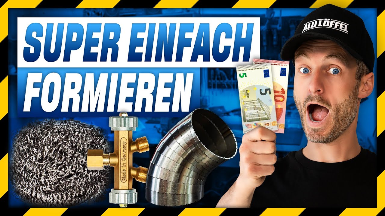 spezial Idee Edelstahlrohr formieren low budget