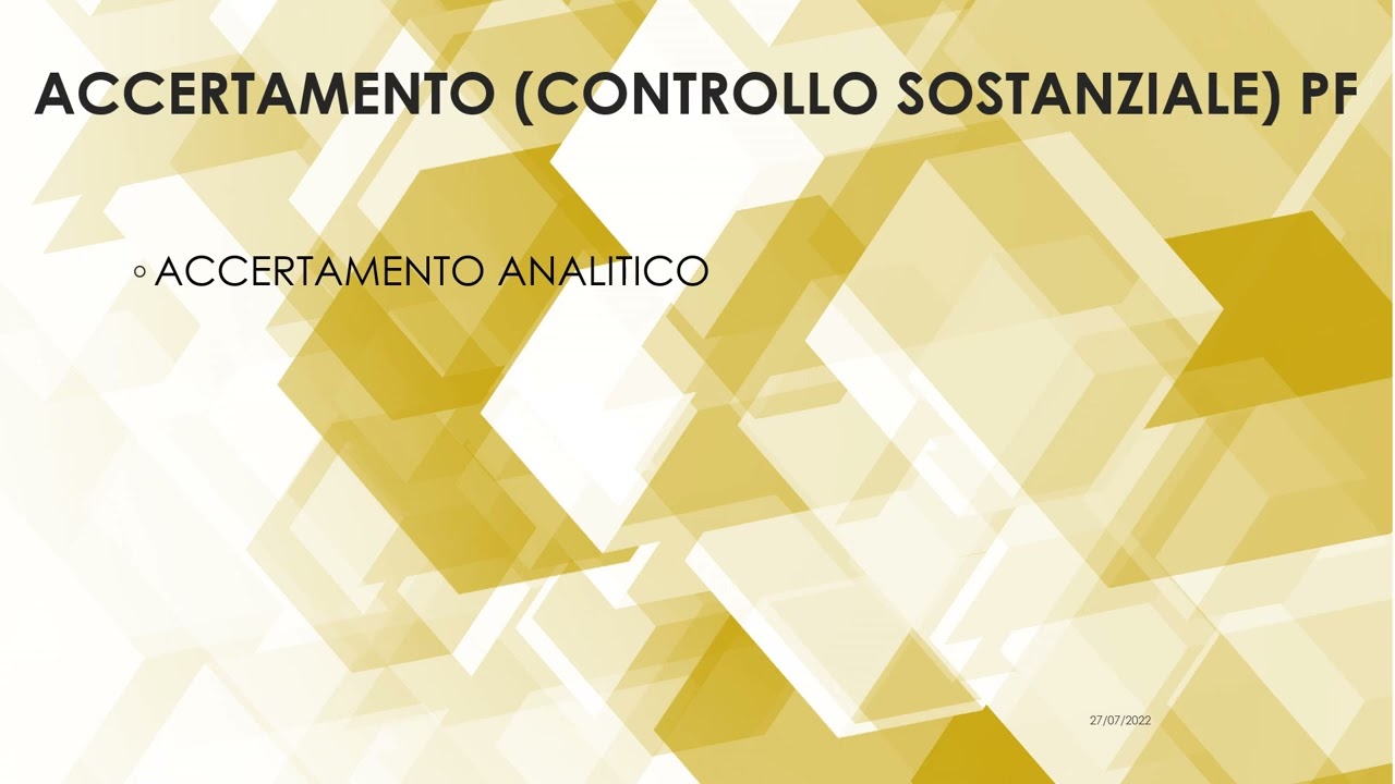 ACCERTAMENTO TRIBUTARIO