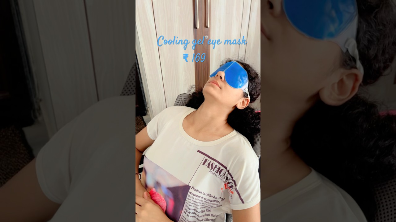 Cooling eye gel mask #mask #amazonfinds #selfcare #summer #eyecare #beautyfinds #skincare #viral