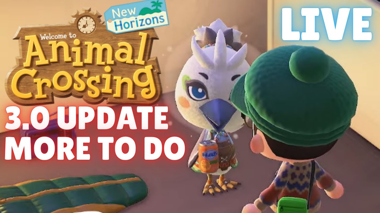 Let's Play MORE Animal Crossing: New Horizons 3.0 Update LIVE! (Switch 2 Edition)