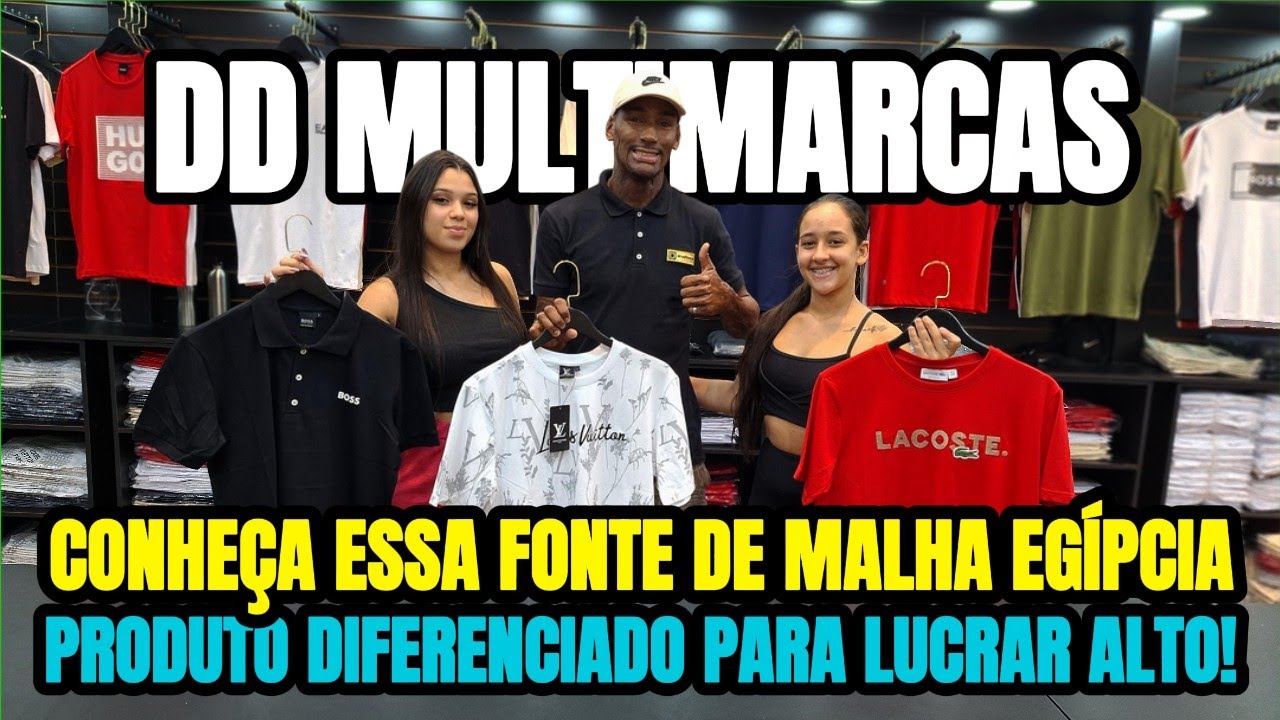 🔥 FORNECEDOR GIGANTE DE MALHA EGÍPCIA NO BRÁS! PRODUTO DIFERENCIADO PARA LUCRAR ALTO!