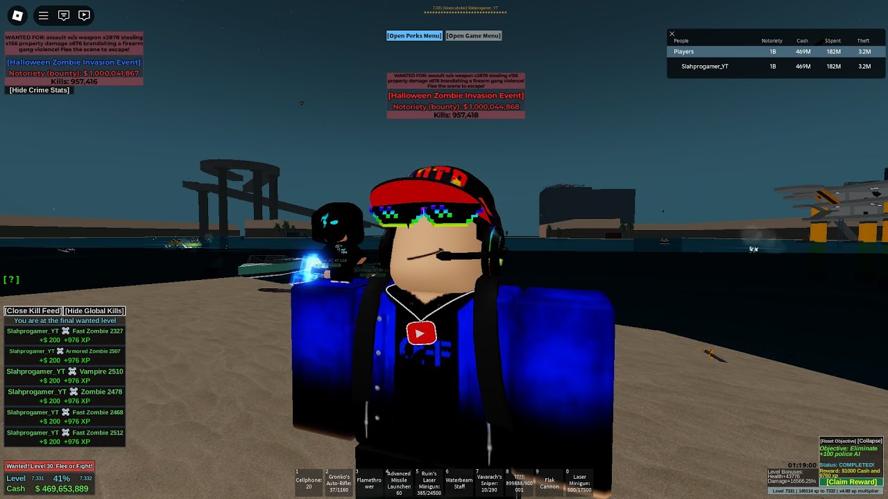 Roblox Infamy Gameplay - Reaching 1 Billion Notoriety (NEW Record)