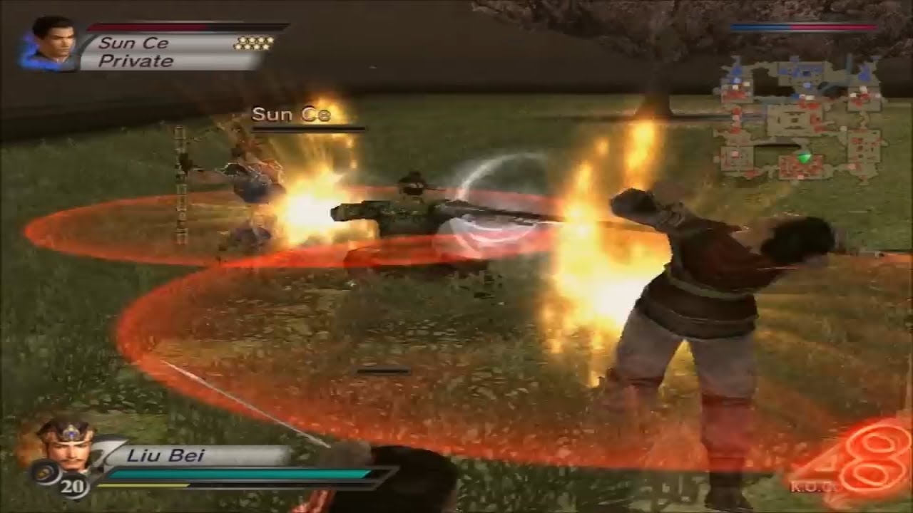 Liu Bei - Battle Of Jian Ye (Shu side) - Dynasty Warriors 4 Hard Mode