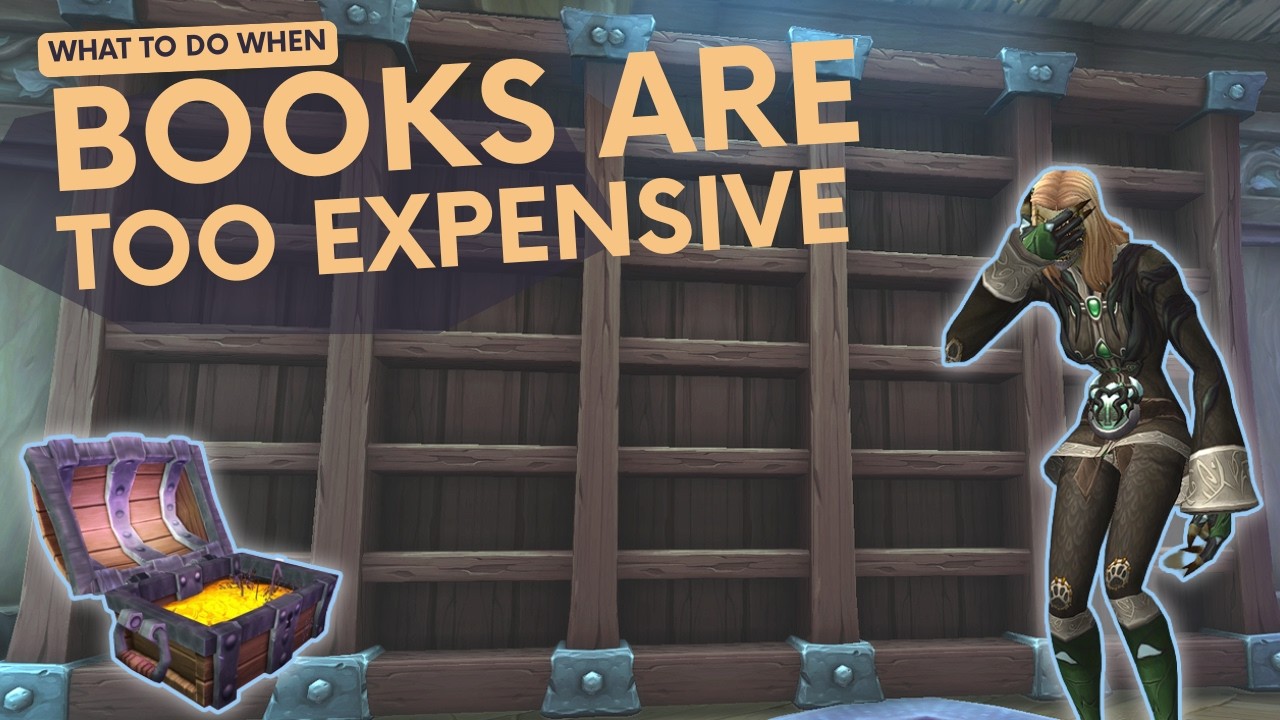 Как оформить книжные полки в жилище игрока WoW (без траты золота на книги)