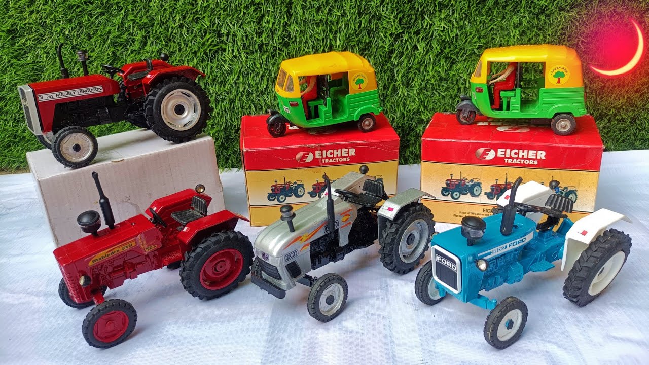 Mini tractor unboxing - Di 241 Massey Ferguson | Ford 3600 |  | #tractor Video | Eicher 480 | #toys