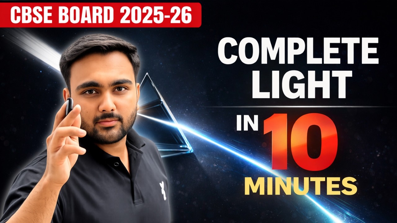 Light Reflection & Refraction Rapid Revision | CBSE Class 10 Science Board 2026|Must Watch |Ansh Sir