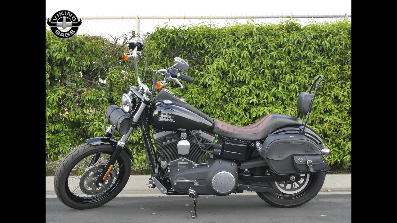 2015 Harley-Davidson Dyna Street Bob Motorcycle Saddlebags Review - vikingbags.com