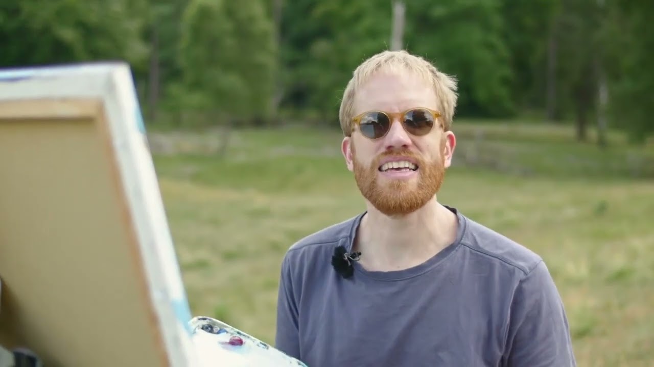 Felix Eckardt, Landschaften malen mit Acryl, Bäume, Himmel und Komposition. ein Malkurs zur Malerei