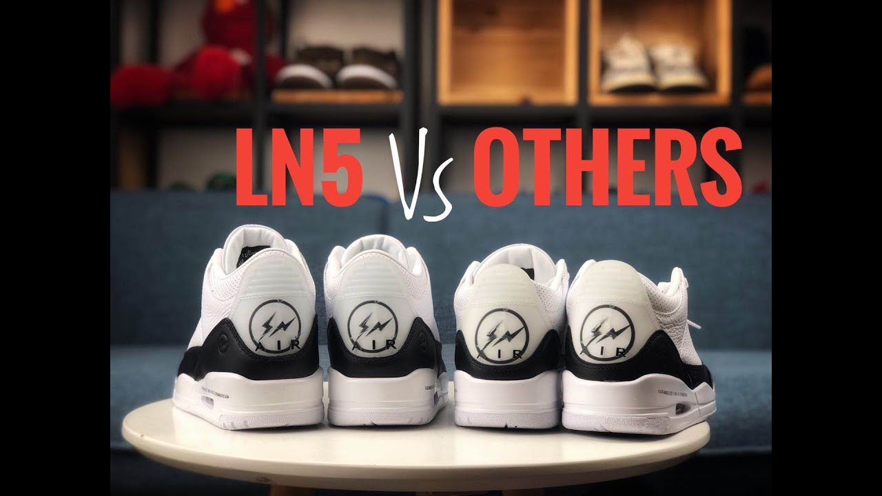 AirJordan 3 Fragment Comparison