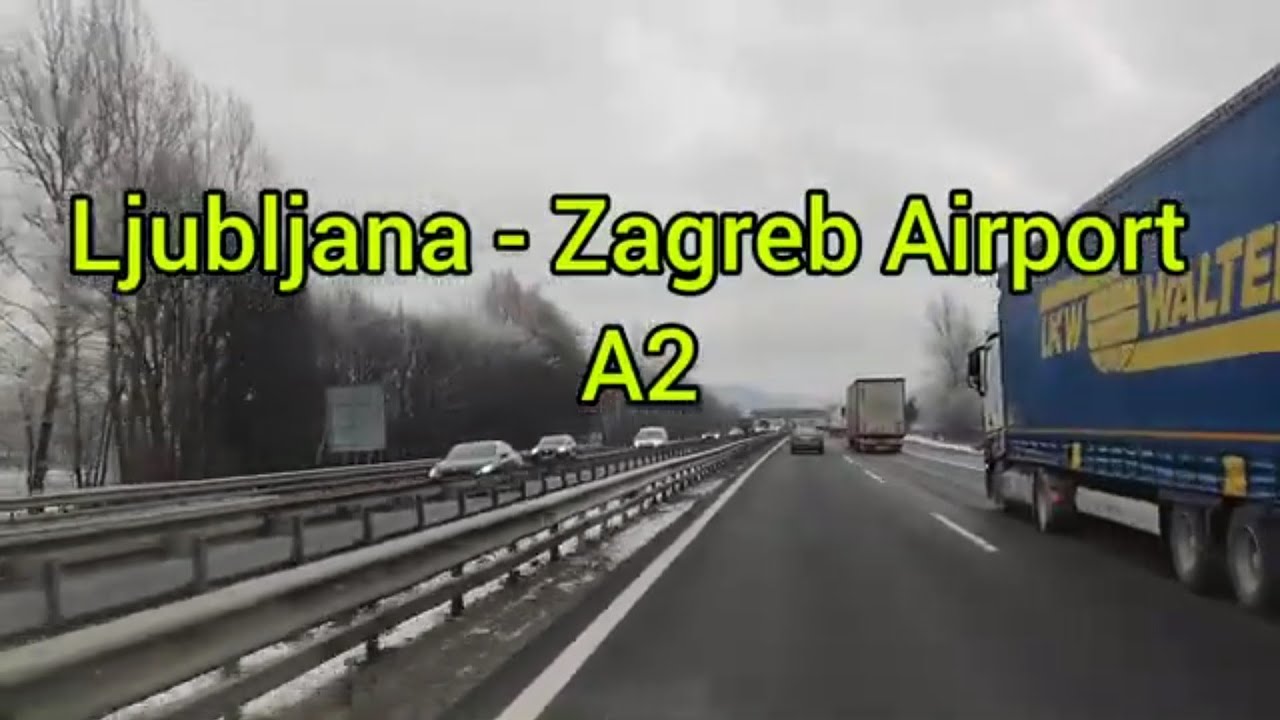 Driving from Ljubljana to Zagreb Airport ~ Croatia 🇭🇷A2 @itravelandsing