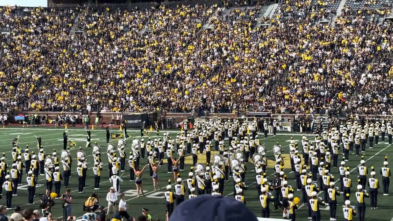 Michigan Wolverines vs. Washington Huskies (10/18/25) - Marching Band Intro 1