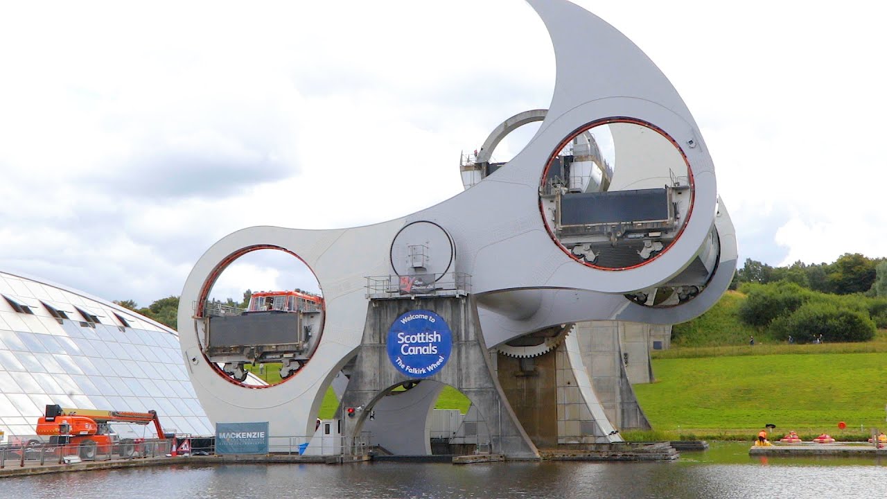КОЛЕСО ФОЛКИРК (FALKIRK WHEEL) ПОЛЁТ НА НЕБО, ВОДНЫЙ АТТРАКЦИОН