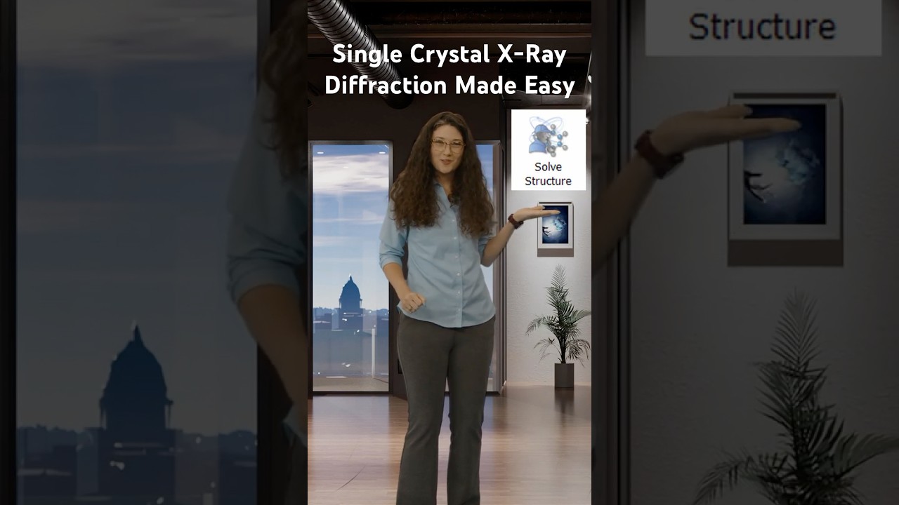 APEX - The More You Know | Ep. 1 Short - Solve a Crystal Structure with Ashley the Apps Scientist