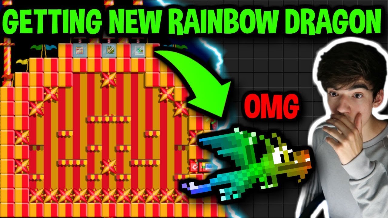 GETTING NEW RAINBOW DRAGON!! | Growtopia