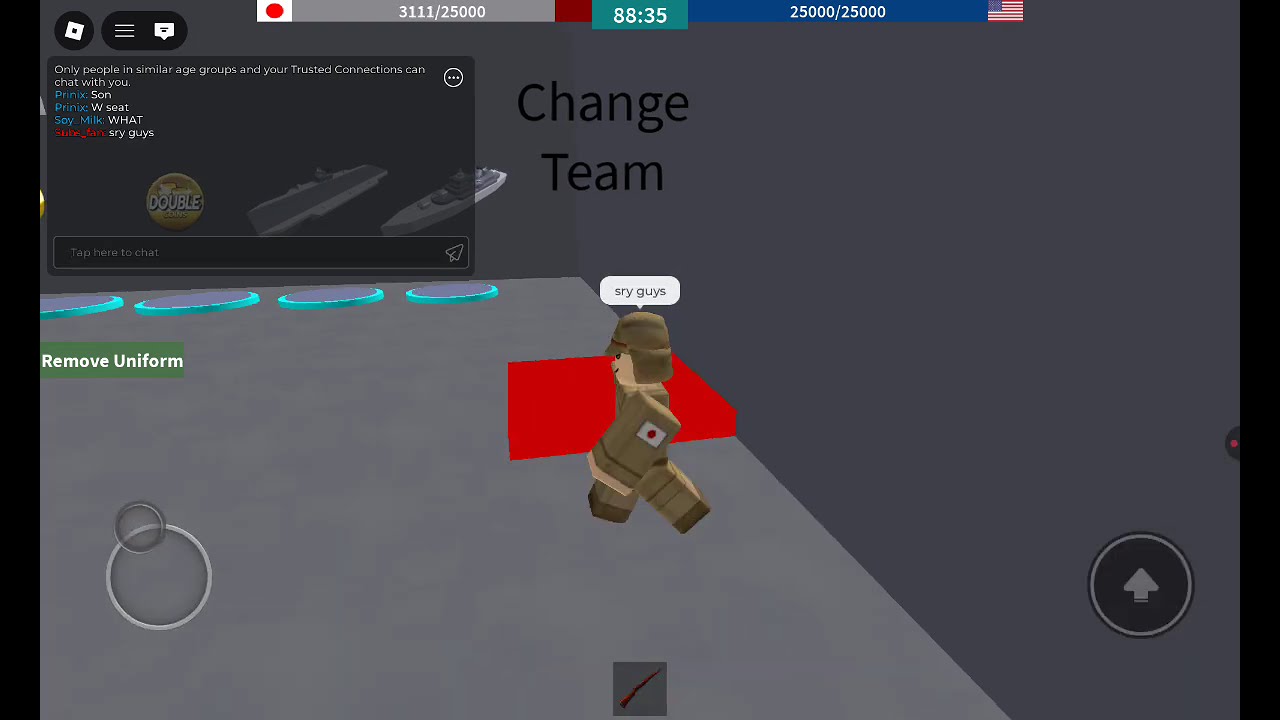 Playing random games on roblox