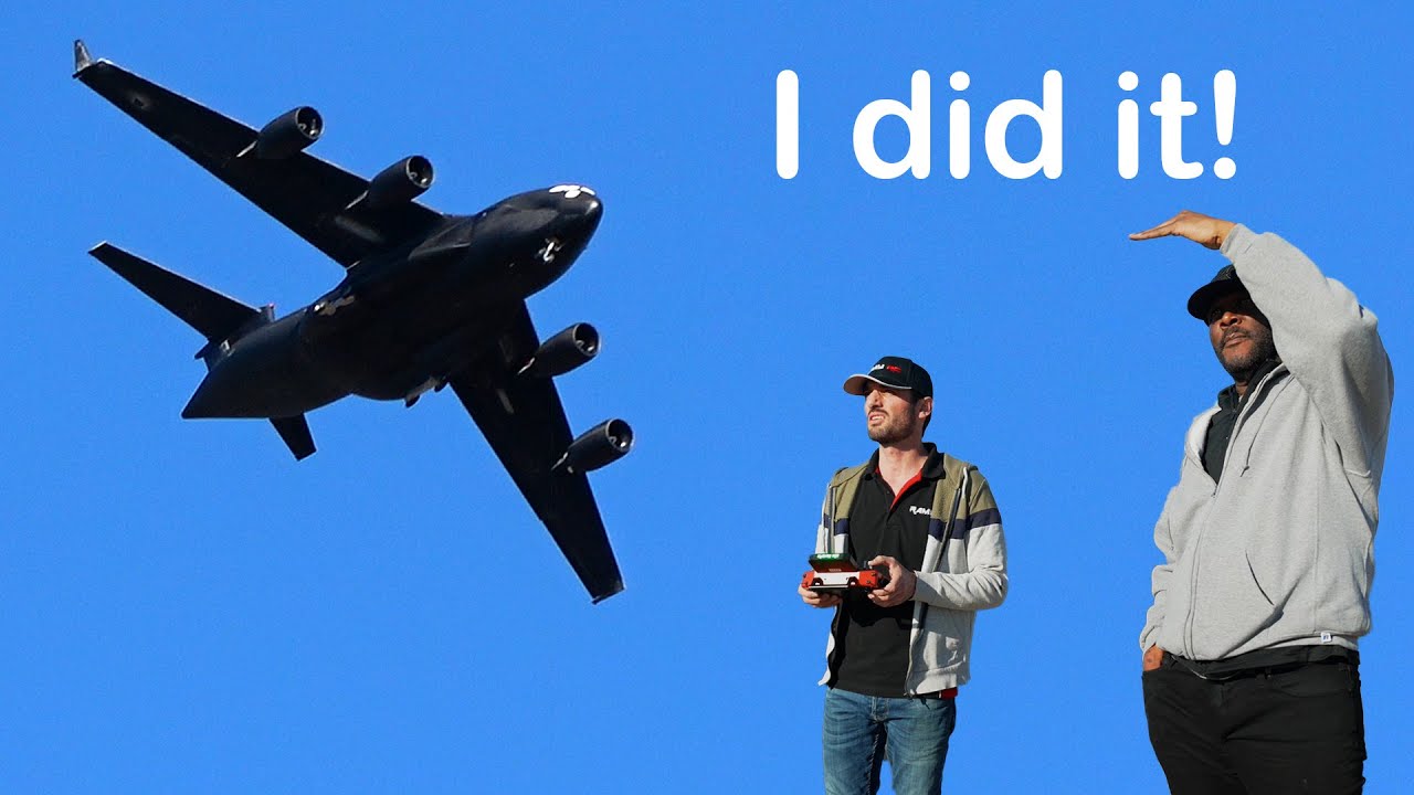 I flew the C-17 for the first time!