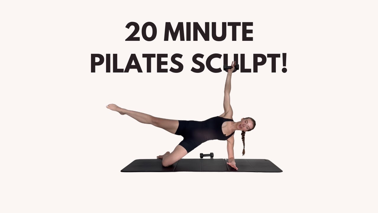 Intermediate Pilates Sculpt using 5lb handweights!