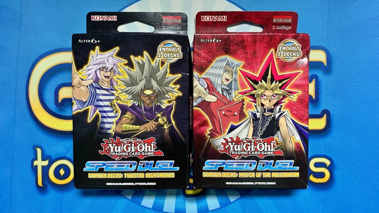 Speed Duel: Match of the Millennium & Twisted Nightmares Opening/Unboxing Yugioh Karten