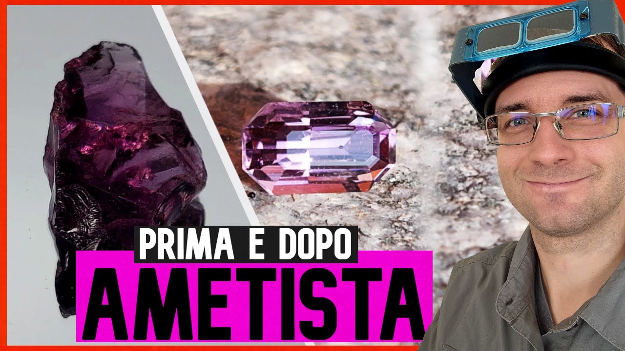 Quarzo ametista VIOLA dal Brasile 🟣 PRIMA E DOPO