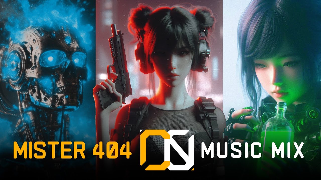Mister 404 -  Cyberpunk / Midtempo Industrial Bass Mix / EBM [ Background Music ] Mister 404 Mix #1
