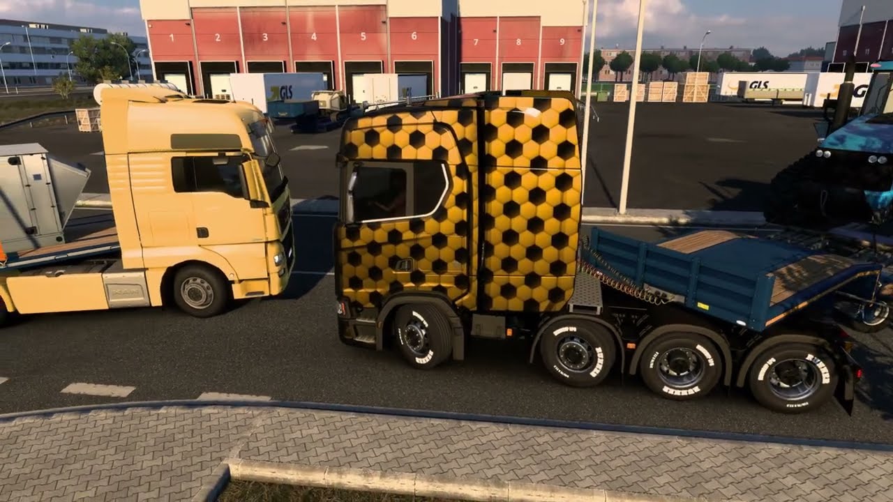 Euro Truck Simulator 2  4K SCANIA THE BLUE TRACKTOR ADVENTURE