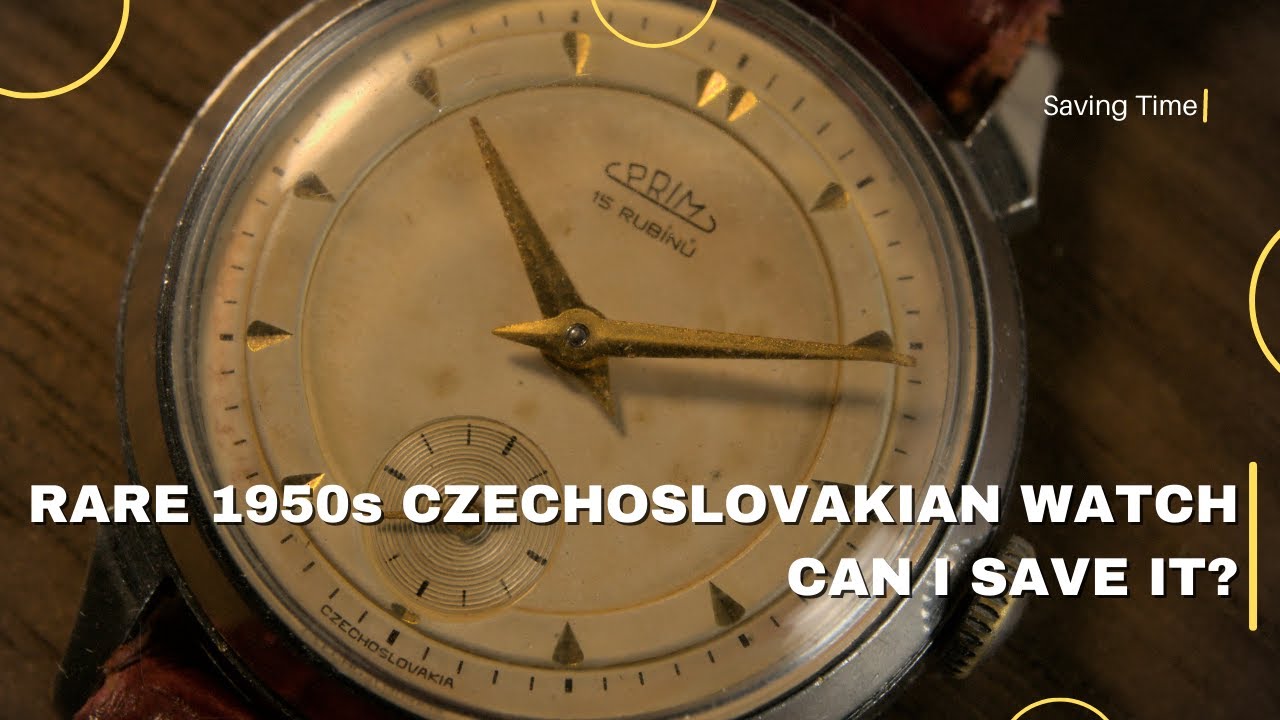 Restoration of a rare 1950s Czechoslovakian watch