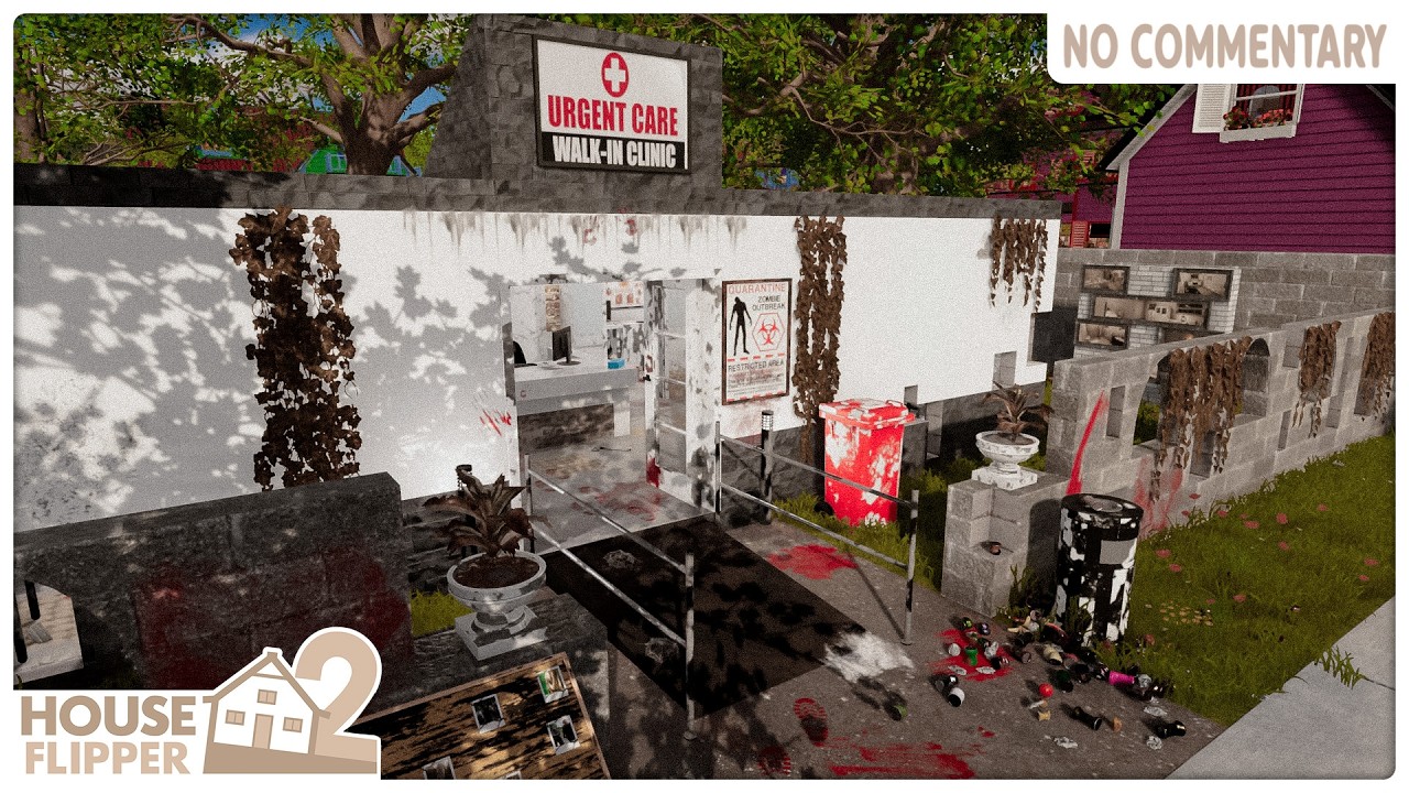 House flipper 2: Urgent Care - TheWalkingDead Full Renovation | No commentary custom job