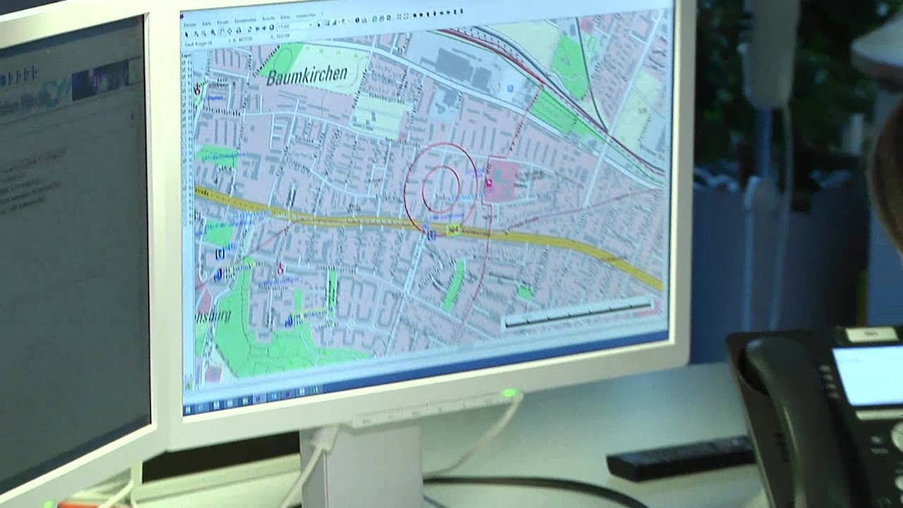 Notruf 110 - die Einsatzzentrale der Polizei in München