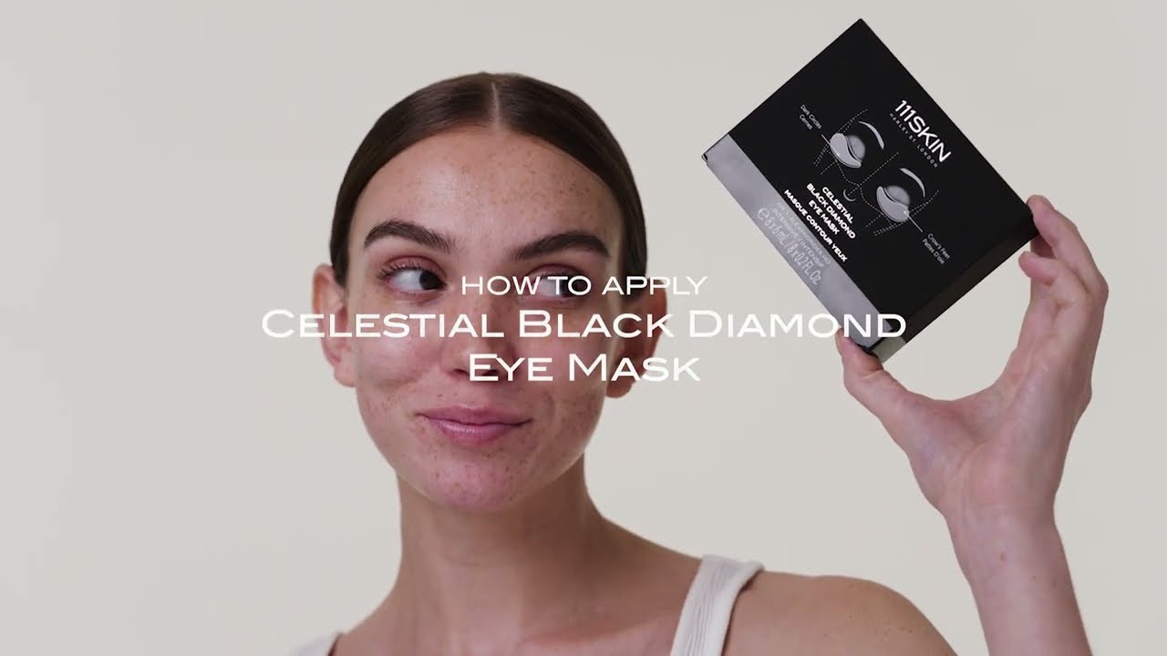 Celestial Black Diamond Eye Mask