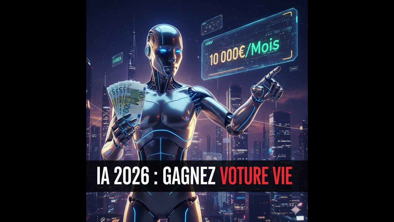 9 CLÉS POUR GAGNER DE L ARGENT AVEC L #IA en 6 MODULES avec FABRICE HOCHUI 