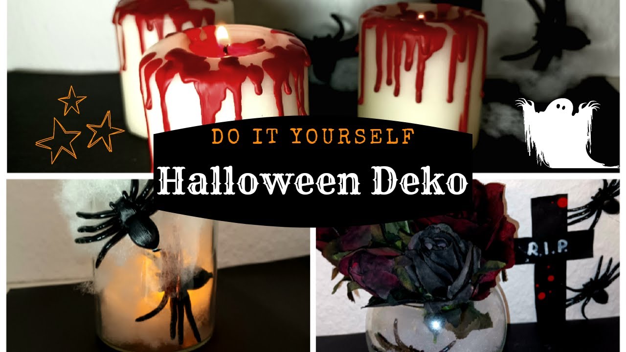 3 einfache und spooky Halloween Deko Ideen | Halloween Bastelideen  | Ronja Ready DIY
