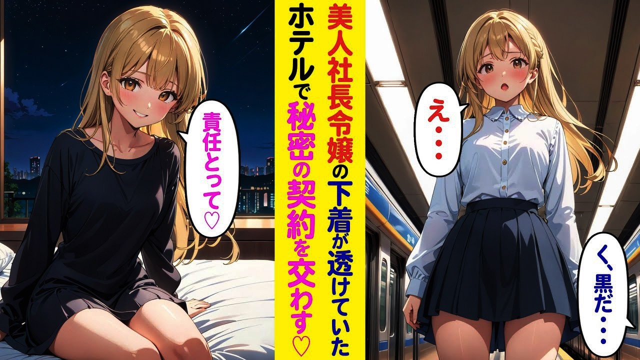 【漫画】満員電車で社長令嬢を助けた俺→「見たわよね？少し話しましょう」と突然の誘い…