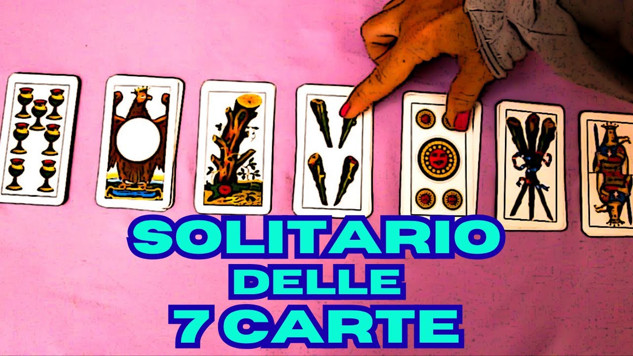 Come si gioca al SOLITARIO DELLE SETTE CARTE😁🎴FACILE E DIVERTENTE CON LE CARTE ITALIANE
